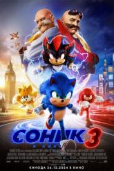 Смотреть онлайн Соник 3 в кино (2024)
